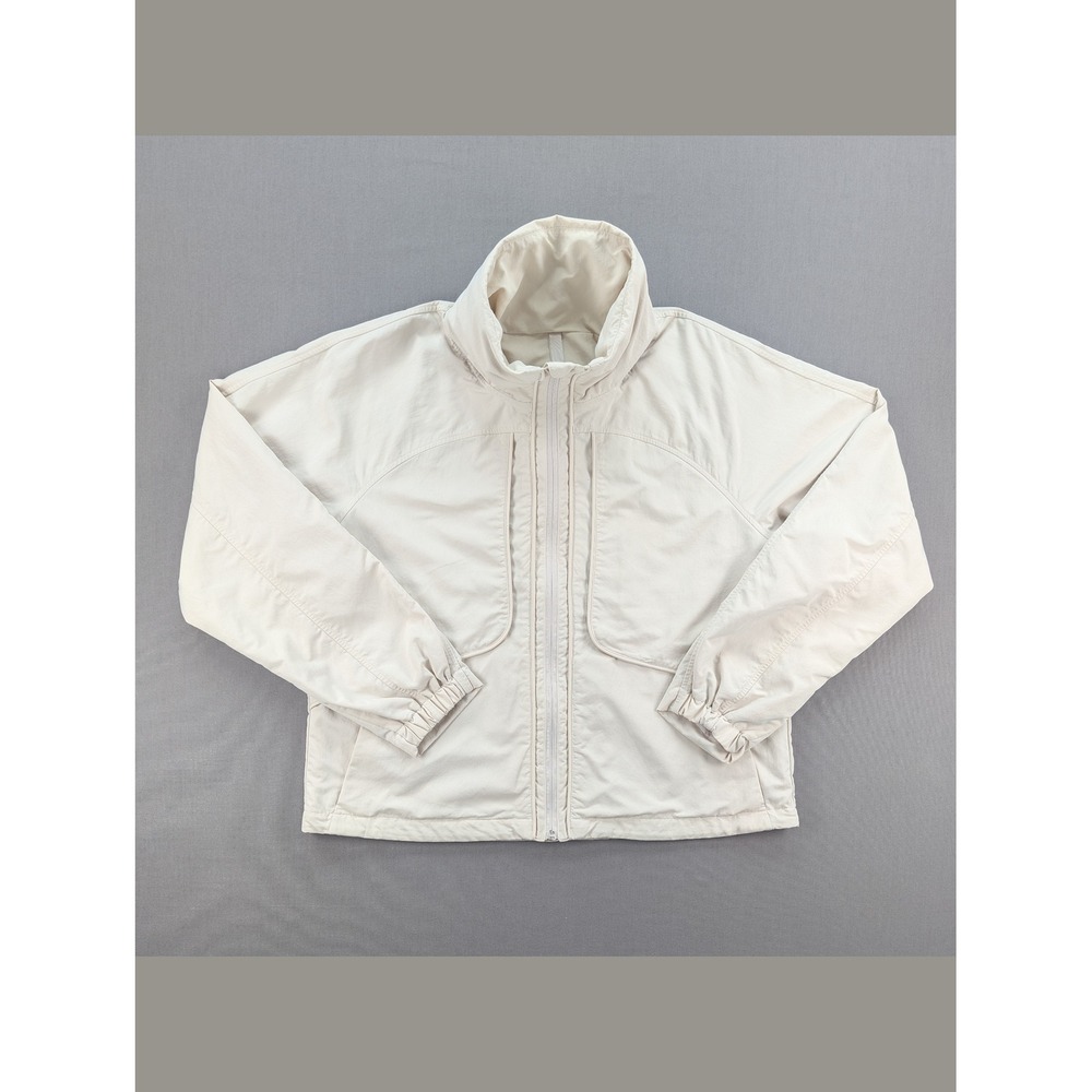 Lululemon Always Effortless Jacket Size 10 Ivory